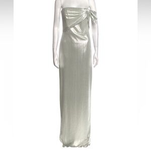 **NEW!! WITHOUT TAGS** Black Halo Eve Davina Gown - Silver